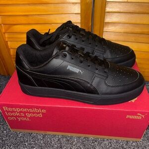 Puma Caven 2.0 Black and Dark Gray Sneakers *new in box*